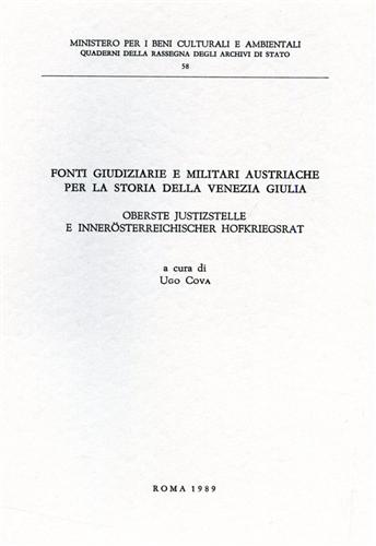 9788871250144-Fonti giudiziarie e militari austriache per la storia della Venezia Giulia.