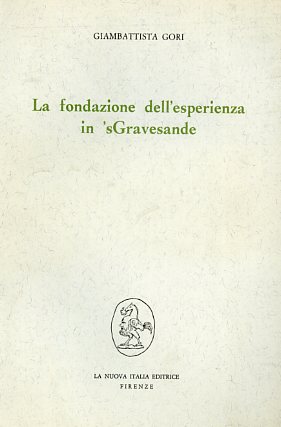 9788820442514-La fondazione dell'esperienza in 'sGravesande.