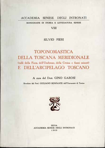 Toponomastica della Toscana Meridionale (valli della Fiora, dell'Ombrone, della