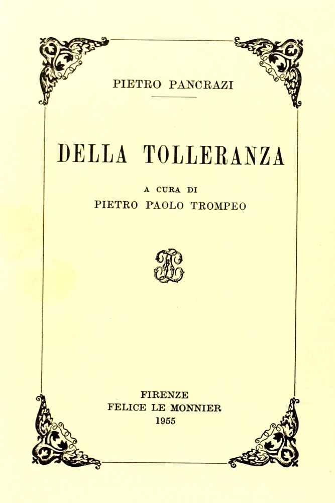9788800822008-Della tolleranza.