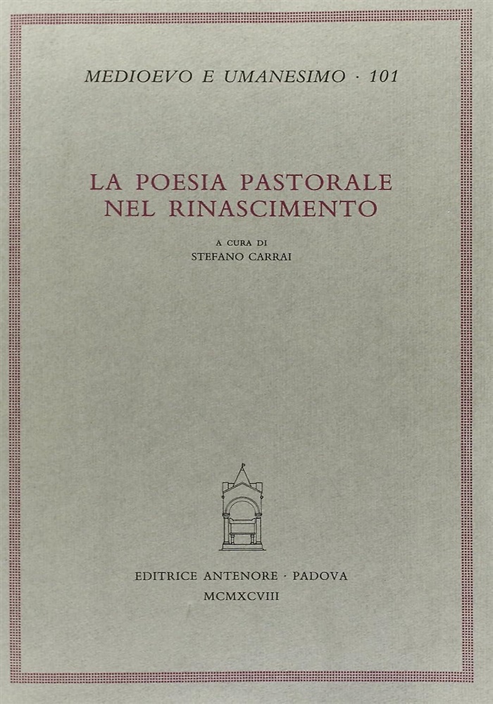 9788884550873-La poesia pastorale nel Rinascimento.