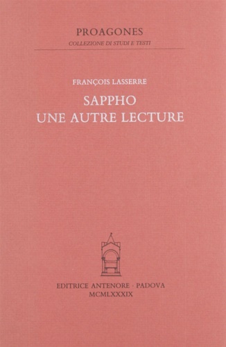 9788884551917-Sappho. Une autre lecture.