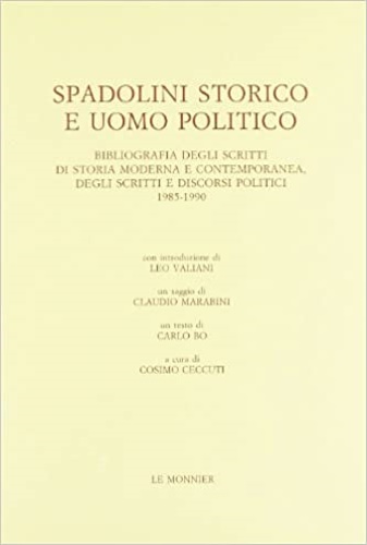 9788800840019-Spadolini storico e uomo politico.