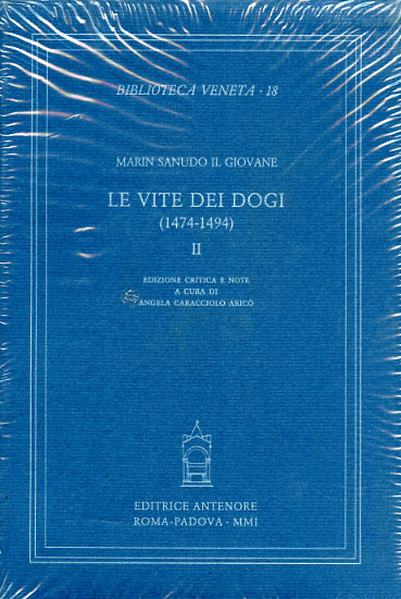 9788884555496-Le Vite dei Dogi (1474-1494). Vol.II.