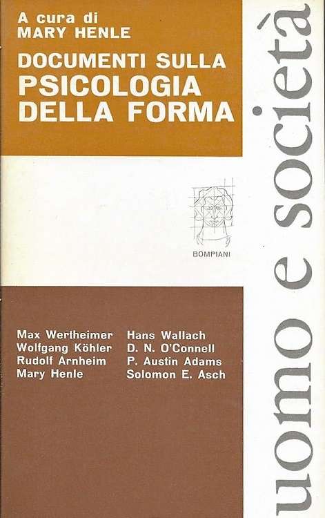 Documenti sulla psicologia della forma.