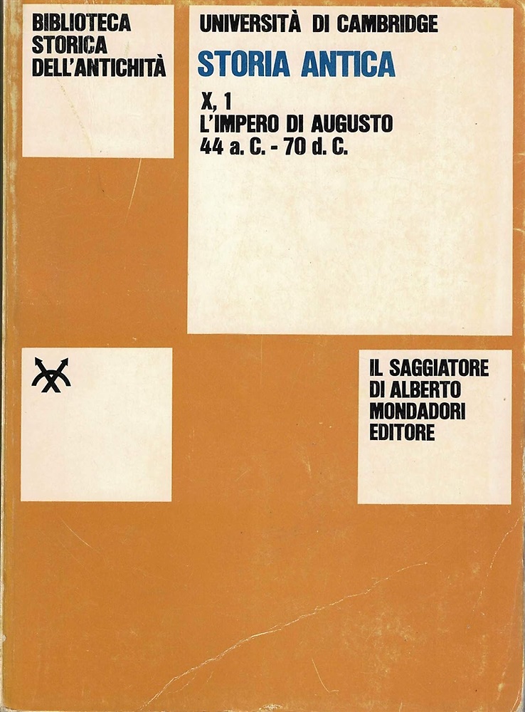 Storia Antica. L'impero di Augusto 44 a.C-70 d.C.