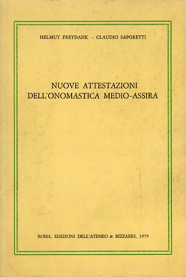 Nuove attestazioni dell'onomastica medio-assira.