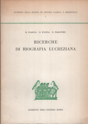 Ricerche di biografia lucreziana.