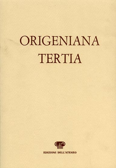 Origeniana tertia.