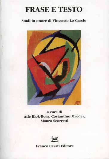 9788876671050-Frase e testo. Studi in onore di Vincenzo Lo Cascio.