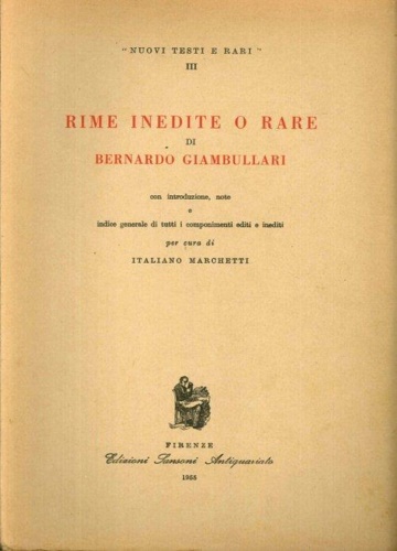 Rime inedite o rare.