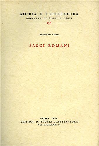 Saggi Romani.