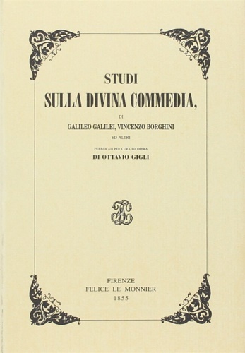 9788800812948-Studi sulla Divina Commedia.