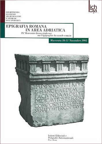 9788881471508-Epigrafia romana in area adriatica.
