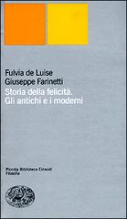9788806158439-Storia della felicità. Gli antichi e i moderni.