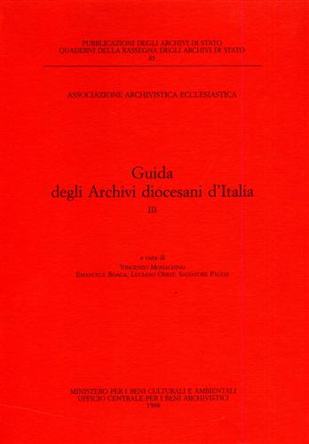 9788871251493-Guida degli Archivi diocesani d'Italia. Vol.III.