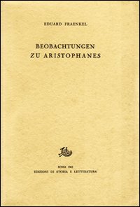9788884986993-Beobachtungen zu Aristophanes.