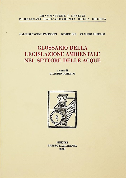 9788887850048-Glossario della legislazione ambientale nel settore delle acque.