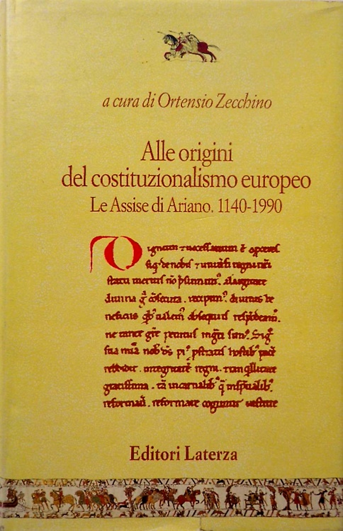9788842051060-Alle origini del costituzionalismo europeo. Le Assise di Ariano 1140-1190.