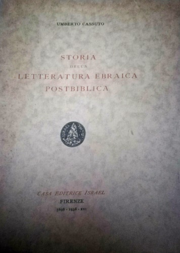 Storia della letteratura ebraica postbiblica.