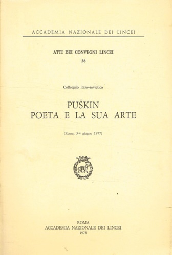 Puskin poeta e la sua arte.