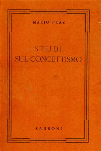 Studi sul concettismo.