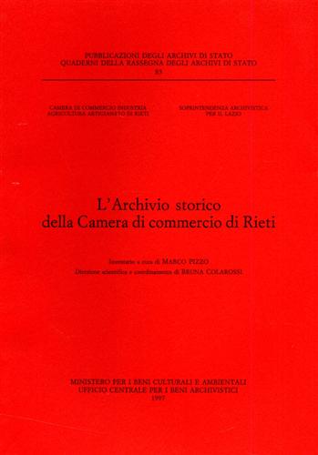 9788871251363-L'Archivio Storico della Camera di Commercio di Rieti.