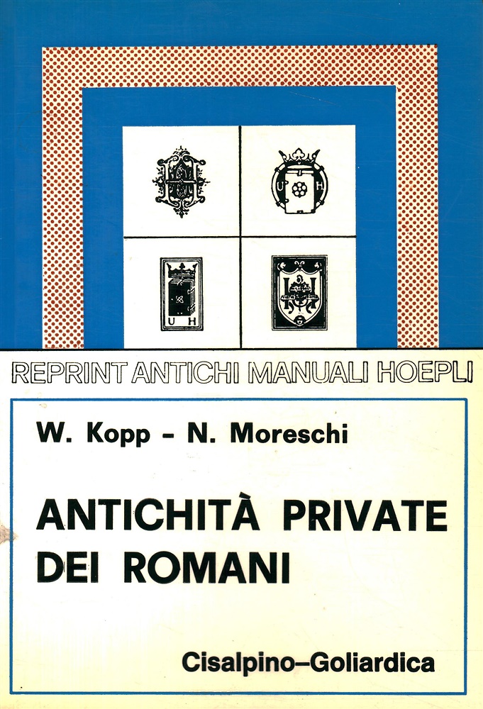9788820500504-Antichità private dei romani.