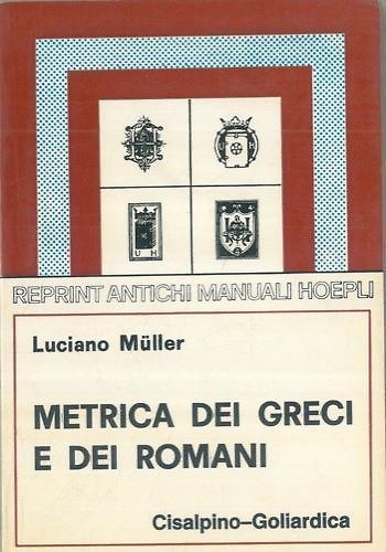 9788820500429-Metrica dei greci e dei romani.