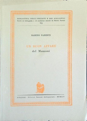 Un Buon affare del Manzoni.