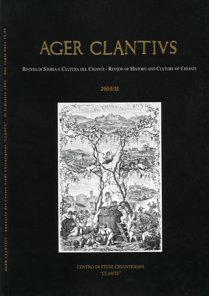 9788876221859-Ager Clantius. Rivista di storia e cultura del Chianti. 2003/II.