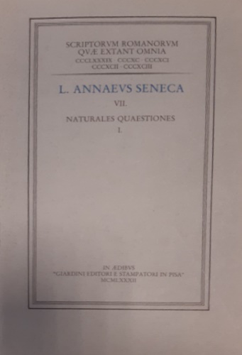 VII.Naturales questiones,I.