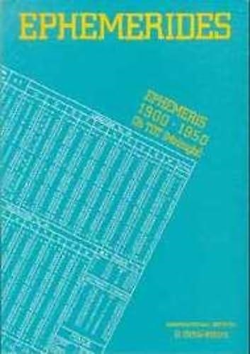 9782902450220-Effemeridi-Ephemerides 1900-1950. Giornaliere. Midnight.