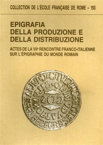 Epigrafia della produzione e della distribuzione.