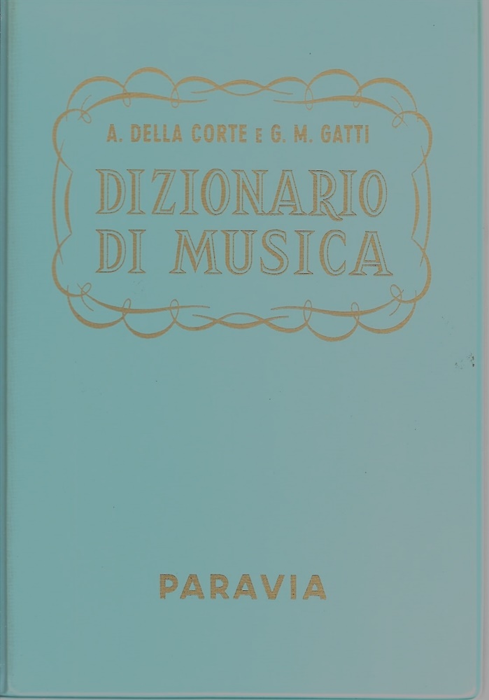 Dizionario di musica.