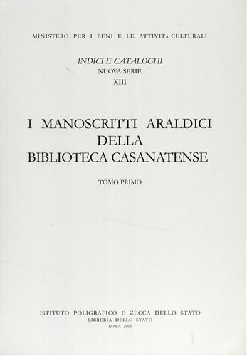 9788824036368-I manoscritti araldici della Biblioteca Casanatense.