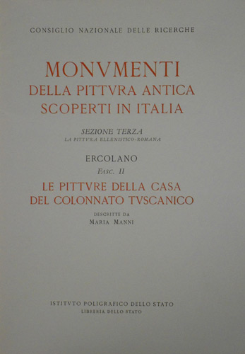 9788824031905-Le pitture della Casa del Colonnato Tuscanico. La pittura ellenistico-romana. Er
