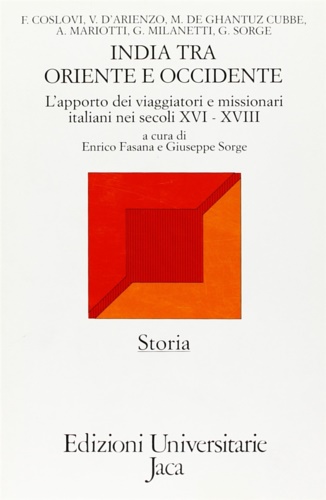 9788816950825-India tra Oriente e Occidente. L'apporto dei viaggiatori e missionari italiani n