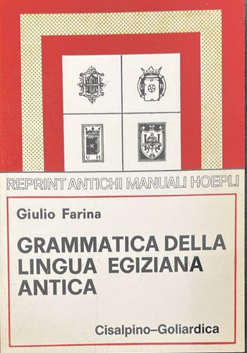 Grammatica della lingua egiziana antica in caratteri geroglifici.