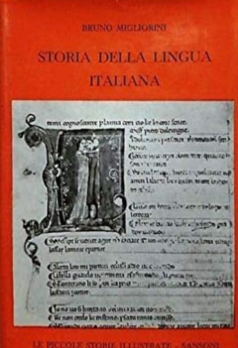 Storia della lingua italiana.