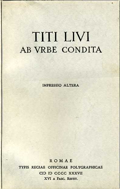Ab urbe condita. Libri XLI-XLV.