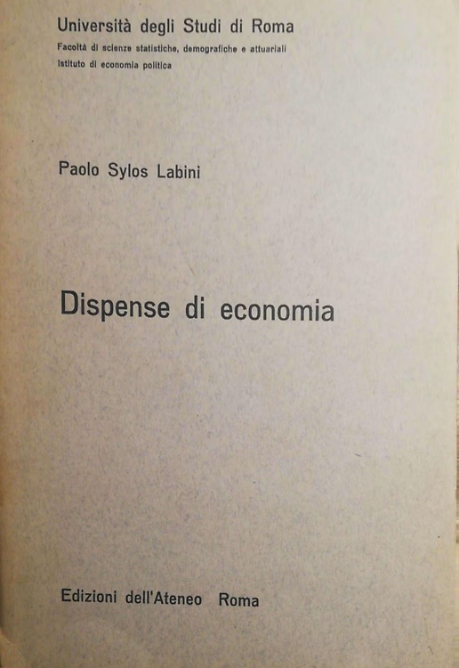 Dispense di economia.