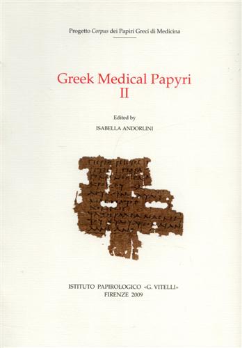 9788887829402-Greek Medical Papyri. vol.II.