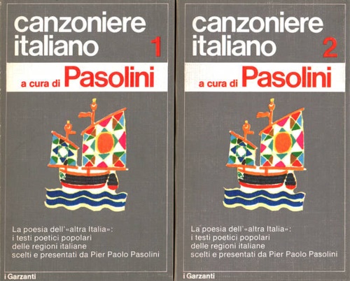 Canzoniere italiano. Antologia della poesia popolare.