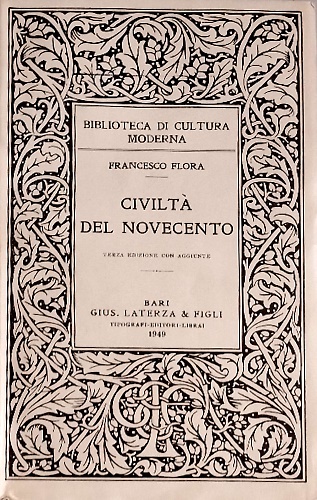 Civiltà del novecento.