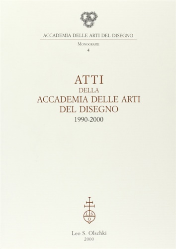 9788822249364-Atti della Accademia delle Arti del Disegno (1990-2000).