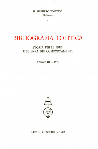9788822231352-Bibliografia politica. Storia delle idee e scienza dei comportamenti. Vol. III (