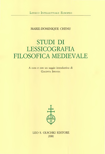 9788822249937-Studi di lessicografia filosofica medievale.