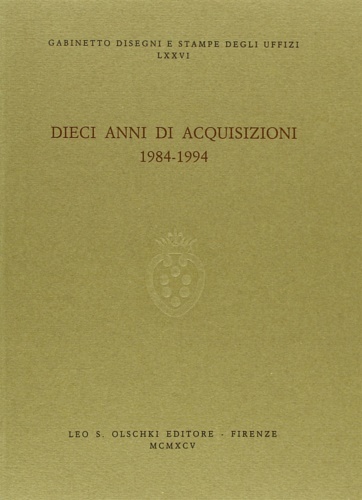 9788822243072-Dieci anni di acquisizioni (1984-1994).